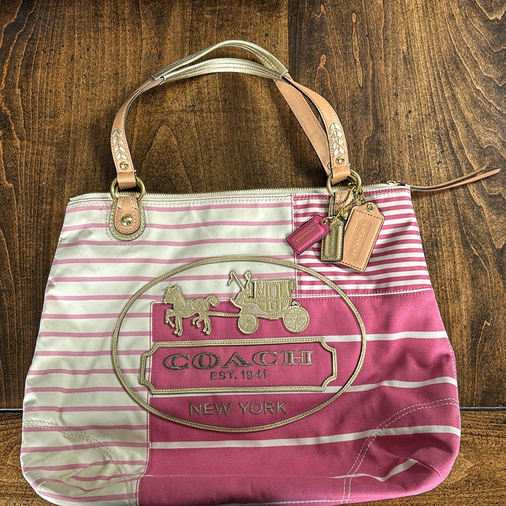 COACH canvas tote bag NoM1126-19618